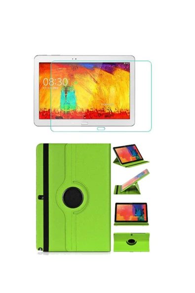 corcishop Samsung Galaxy Note 10,1 2014 Edition P600 P601 P605 360° Standlı Tablet Kılıfı + Ekran Koruyucu ürün görseli 1