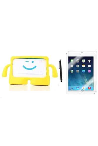 corcishop Apple Ipad 5.nesil 9.7" 2017 A1822 A1823 Kılıf Karakter Ibuy Silikon Kılıf + Ekran Koruyucu ürün görseli 1