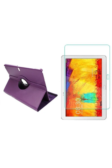 corcishop Samsung Galaxy Note 10,1 2014 Edition P600 P601 P605 360° Standlı Tablet Kılıfı + Ekran Koruyucu ürün görseli 1