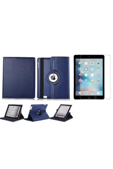 corcishop Ipad 2/3/4 .nesil Kılıf 360° Dönerli Uyumlu Standlı Uyku Modlu Standlı Kılıf + Ekran Koruyucu ürün görseli 1