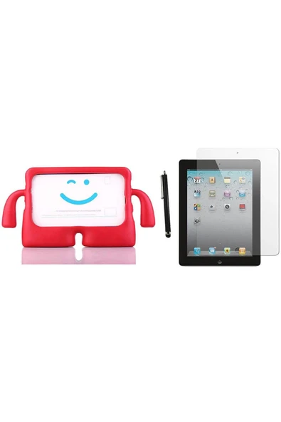 corcishop Apple Ipad 4.nesil A1458 A1459 A1460 Kılıf Karakter Ibuy Silikon Kılıf + Ekran Koruyucu ürün görseli 1