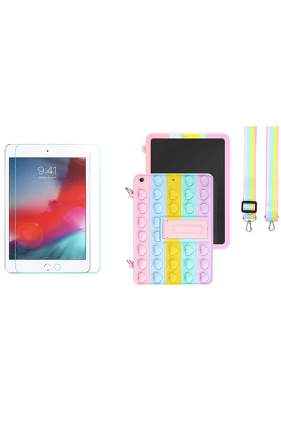 corcishop Ipad 10.2" 8.nesil A2270 A2428 A2429 A2430 Askılı Kılıf Popit Standlı Kılıf + Ekran Koruyucu ürün görseli 1