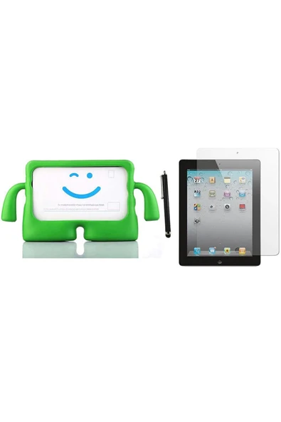 corcishop Apple Ipad 3.nesil A1416 A1430 A1403 Kılıf Karakter Ibuy Silikon Kılıf + Ekran Koruyucu ürün görseli 1