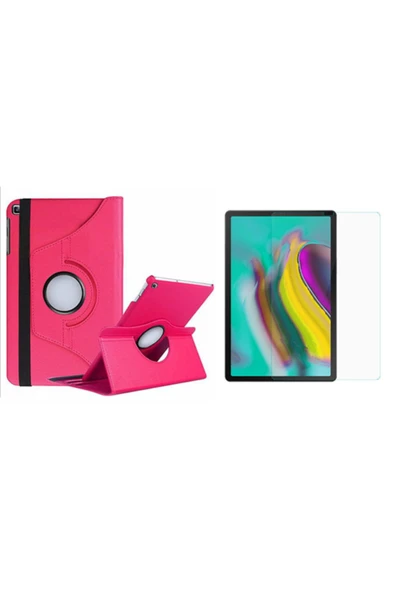 corcishop Samsung Tab S5e 2019 Sm-t720 Dönebilen Standlı Kılıf + Ekran Koruyucu, ürün görseli 1