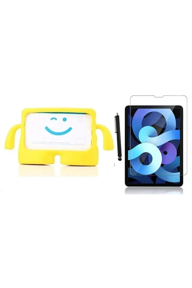 corcishop Apple Ipad Air 4 10.9" A2316 A2324 A2325 Kılıf Karakter Ibuy Silikon Kılıf + Ekran Koruyucu ürün görseli 1