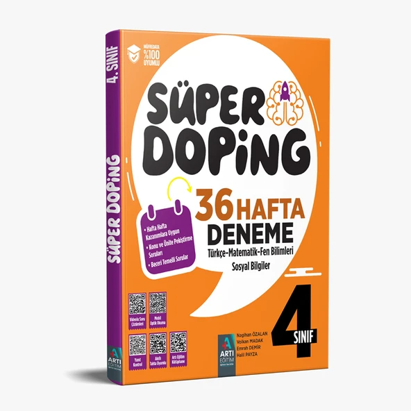Artı Eğitim Yayınları 4. Sınıf Süper Doping 36 Hafta Deneme ürün görseli 1