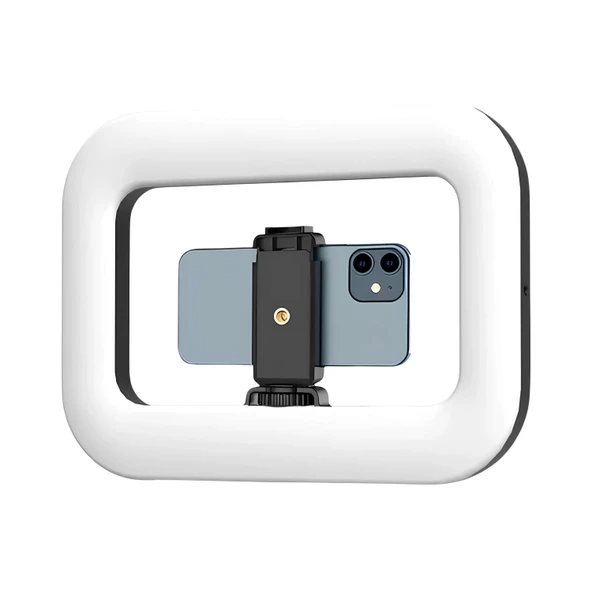 GDX PHN-20W RGB Led Video Işığı Sabitleyici Stabilizatörlü Vlog Rig Telefon Işık Seti ürün görseli 1
