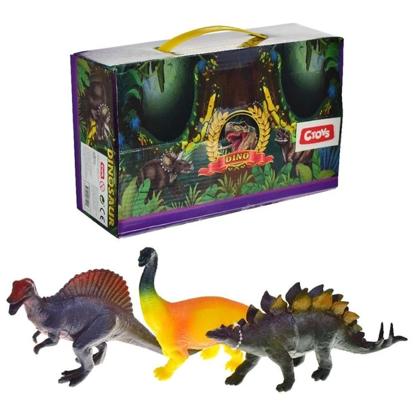 Ctoy Oyuncak Dinazor 666W-247 6 Lı Set ürün görseli 1