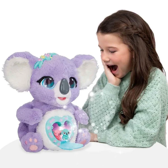 Sunman Sesli ve Işıklı İnteraktif Peluş Anne Koala S00092116 921160 ürün görseli 1