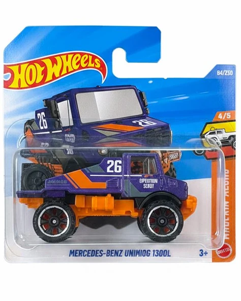 Hot Wheels Truckin Along Mercedes Benz Unimog 1300L JJJ32 ürün görseli 1