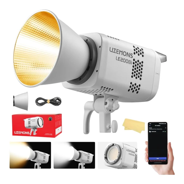 Godox LE200 Bicolor Video Led Işık - Resim 6