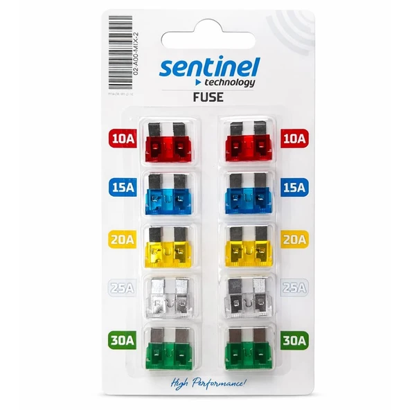 Karışık Üniversal Bıçak Sigorta 10'lü Paket ürün görseli 1