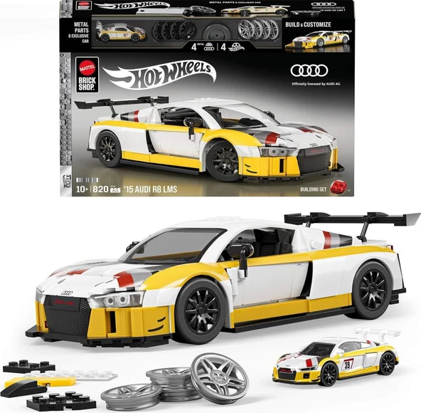 PTTAVM: Mattel Brick Shop Hot Wheels JFT18 '15 Audi R8 LMS