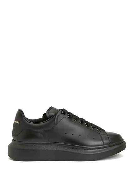 McQueen Oversized Siyah Erkek Deri Sneaker - 00003U48: 41, Renk: 0 - Siyah ürün görseli 1