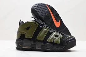 Nike Air More Uptempo ブラック/オリーブ　値下げ PTTAVM: Nike Nike Air More Uptempo '96 Spor AyakkabıErkek