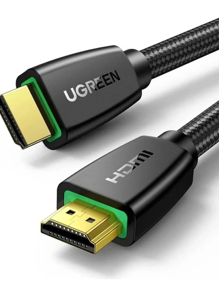 UGREEN 25168 40416 HD118 HDMI Kablo 4K 18GB/s HDMI 2.0 Örgülü Görüntü ve Ses Aktarma Kablosu Örgülü 15metre ürün görseli 1