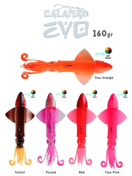 Fujin Calamax EVO 160gr Combo Squid Silikon Yem ürün görseli 1
