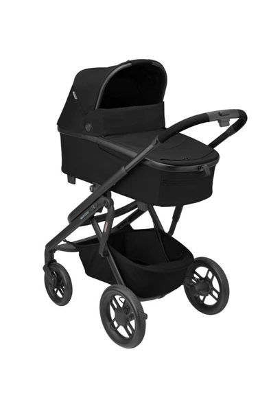 Maxi-Cosi Maxi Cosi Lila Xp+ Ekstra Portbebeli Seyahat Sistem Olabilen Doğumdan Itibaren Kullanılabilen Bebek Arabası Essential Black ürün görseli 1