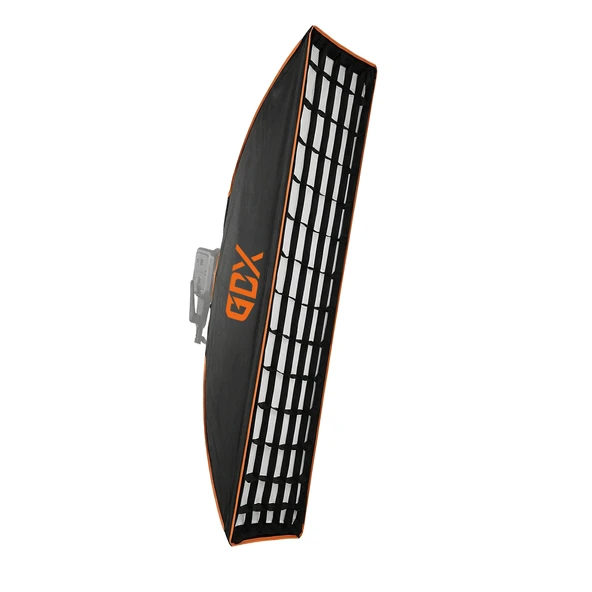 GDX SBW 30x140cm Tek Tıkla Kolay Kurulum Gridli Strip Softbox Bowens Mount Petekli Kenar ve Boy Işığı ürün görseli 1