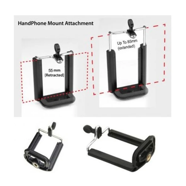 Cep Telefonu Tripod Bağlantı Aparatı ürün görseli 1