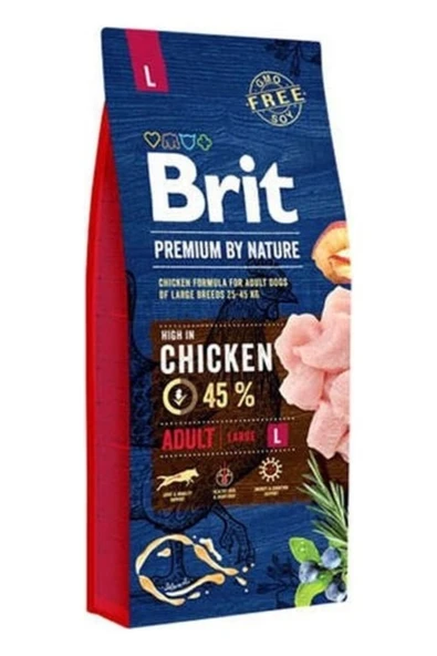 Premium Nature Büyük Irk Tavuklu Yetişkin Köpek Maması 15 kg ürün görseli 1