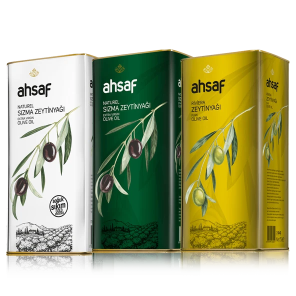 AHSAF Soğuk Sıkım 5 lt Teneke - N. Sızma 5 lt Teneke - Riviera 5 lt Teneke ürün görseli 1