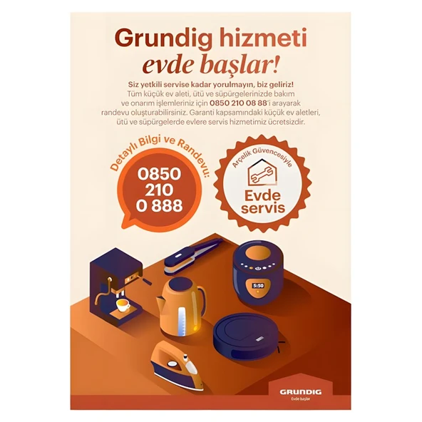 Grundig SI 5050 2400 W Buharlı Ütü - Resim 4