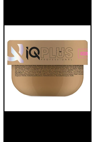 IQ PLUS PROFESSIONAL BİTKİSEL KERATİN BAKIMI SAÇ MASKESİ 250 ML ürün görseli 1