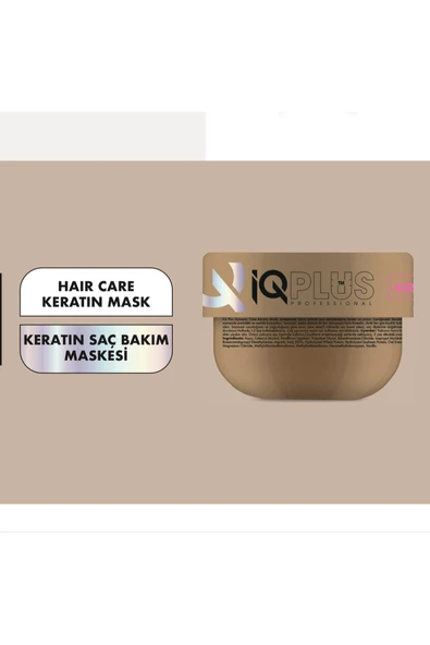 IQ PLUS PROFESSIONAL KERATİN İÇEREN VE BESLEYİCİ SAÇI KÖKTEN UCA BESLEYEN MASKE 250 ML FM ürün görseli 1