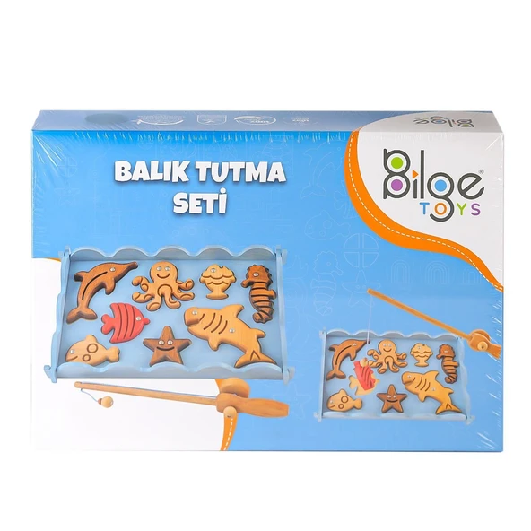BLG-104 Ahşap Balık Tutma Oyunu ürün görseli 1