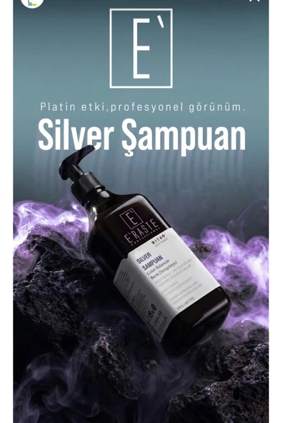 ERASTE TURUNCULAŞMA KARŞITI SİLVER ŞAMPUAN 500 ML FM ürün görseli 1