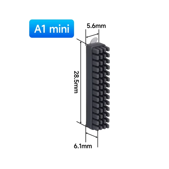 BambuLab A1 Mini Nozul Silikon Fırça 3 Adet ürün görseli 1