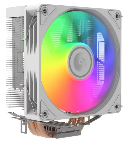 TAPLİN TPF-1000 Beyaz 4 Bakır Borulu Cpu Fan 170w ürün görseli 1