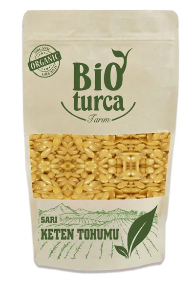 Organik Sarı Keten Tohumu 500 G ürün görseli 1