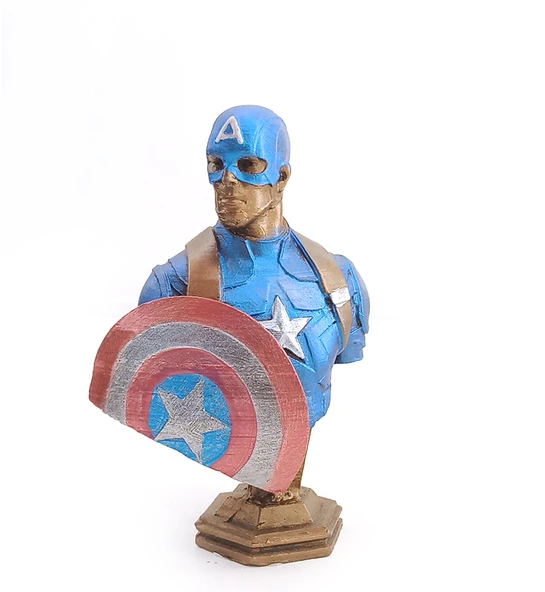 Captain America Büst Küçük Boy ürün görseli 1