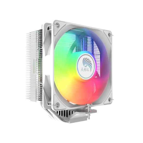 TAPLİN TPF-1200S Beyaz 4 Bakır Borulu Cpu Fan ürün görseli 1