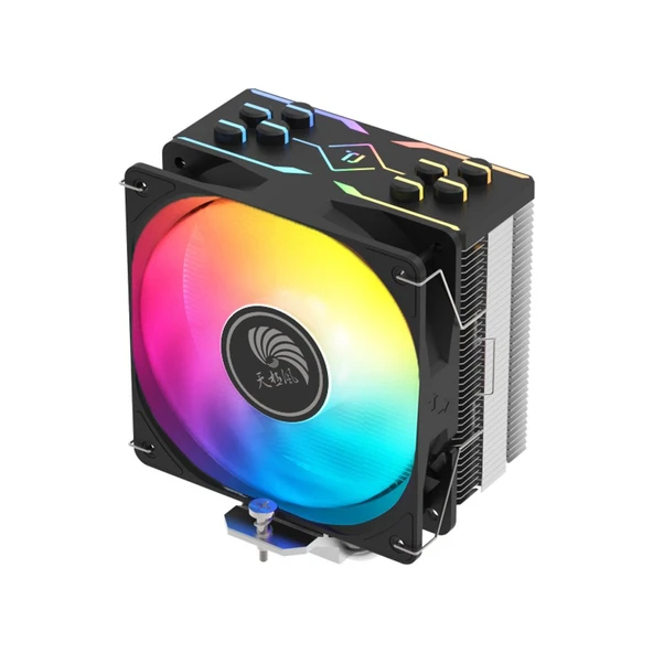TAPLİN TPF-1200B Siyah 4 Bakır Borulu Cpu Fan ürün görseli 1