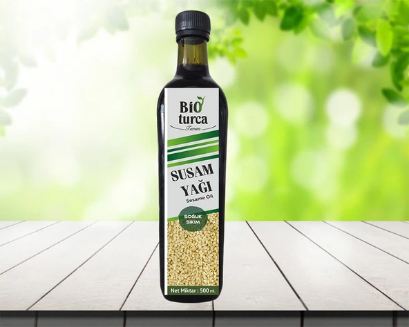 Bioturca Soğuk Sıkım Susam Yağı 500 ml ürün görseli 1