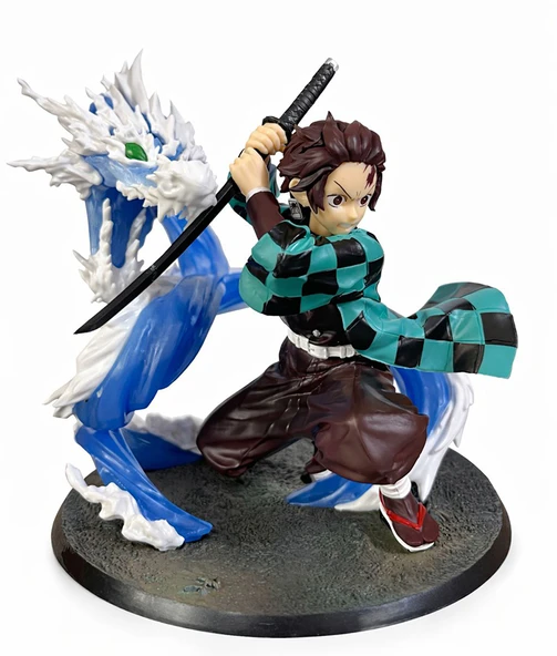 Anime Demon Slayer Tanjiro Figürü 24 Cm - Resim 2