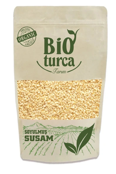 Organik Soyulmuş Susam 500 G ürün görseli 1