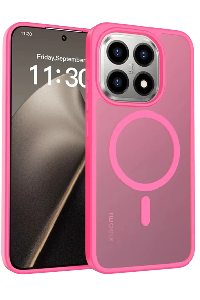 Fuchsia Mi 15T ile Uyumlu Jota Magneticsafe Kapak - Rose ürün görseli 1
