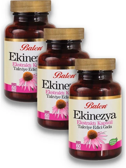 Balen Ekinezya Ekstraktı Kapsül 60 Kapsül 3'lü ürün görseli 1