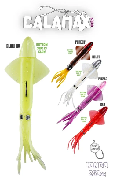 Fujin Calamax 250gr Combo Squid Silikon Yem ürün görseli 1