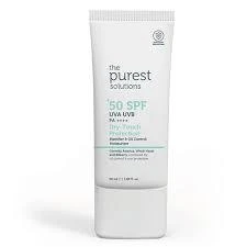 The Purest Solutions Dry Touch Protection Mat Bitişli Yağlı Ciltler İçin Güneş Kremi SPF50+ 50 ml ürün görseli 1