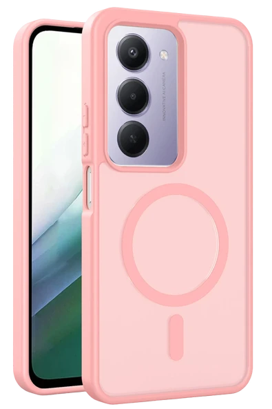 Fuchsia Redmi 15 4G ile Uyumlu Jota Magneticsafe Kapak - Pudra ürün görseli 1