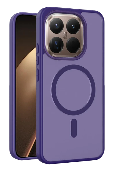 Fuchsia Mi 15T ile Uyumlu Jota Magneticsafe Kapak - Derin Mor ürün görseli 1