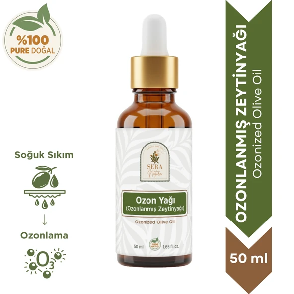 Ozon Yağı (Ozonlanmış Zeytinyağı) 50 ml – Yoğun Nem Desteği & Hijyenik Bakım ürün görseli 1