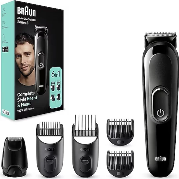 Braun Series 3 MGK3410 Islak - Kuru Çok Amaçlı Tıraş Makinesi ürün görseli 1