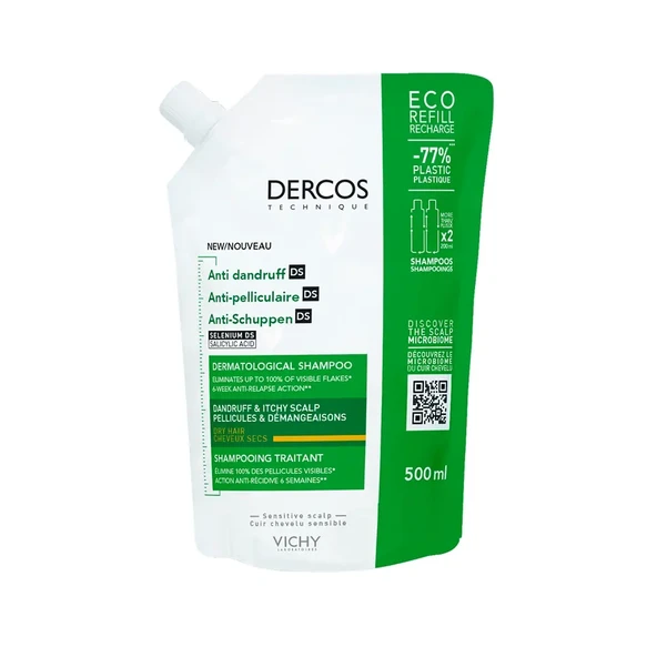 Vichy Dercos Anti Dandruff Kepek Karşıtı Şampuan 500 ml ürün görseli 1