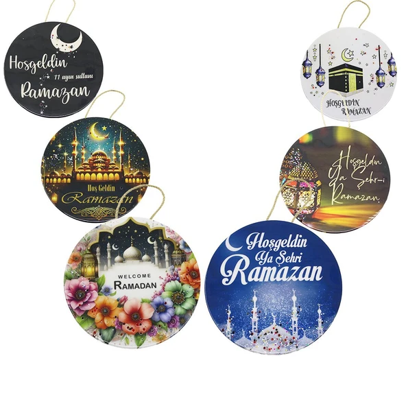 YUVARLAK - EPOKSİ BÜYÜK KAPI SÜSÜ HOŞGELDİN RAMAZAN GO53/1395 ürün görseli 1